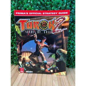 Turok 2 Seeds of Evil Prima's Official Strategy Guide 1998 N64 Gaming Book